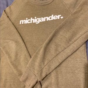 Michigander crew neck sweatshirt